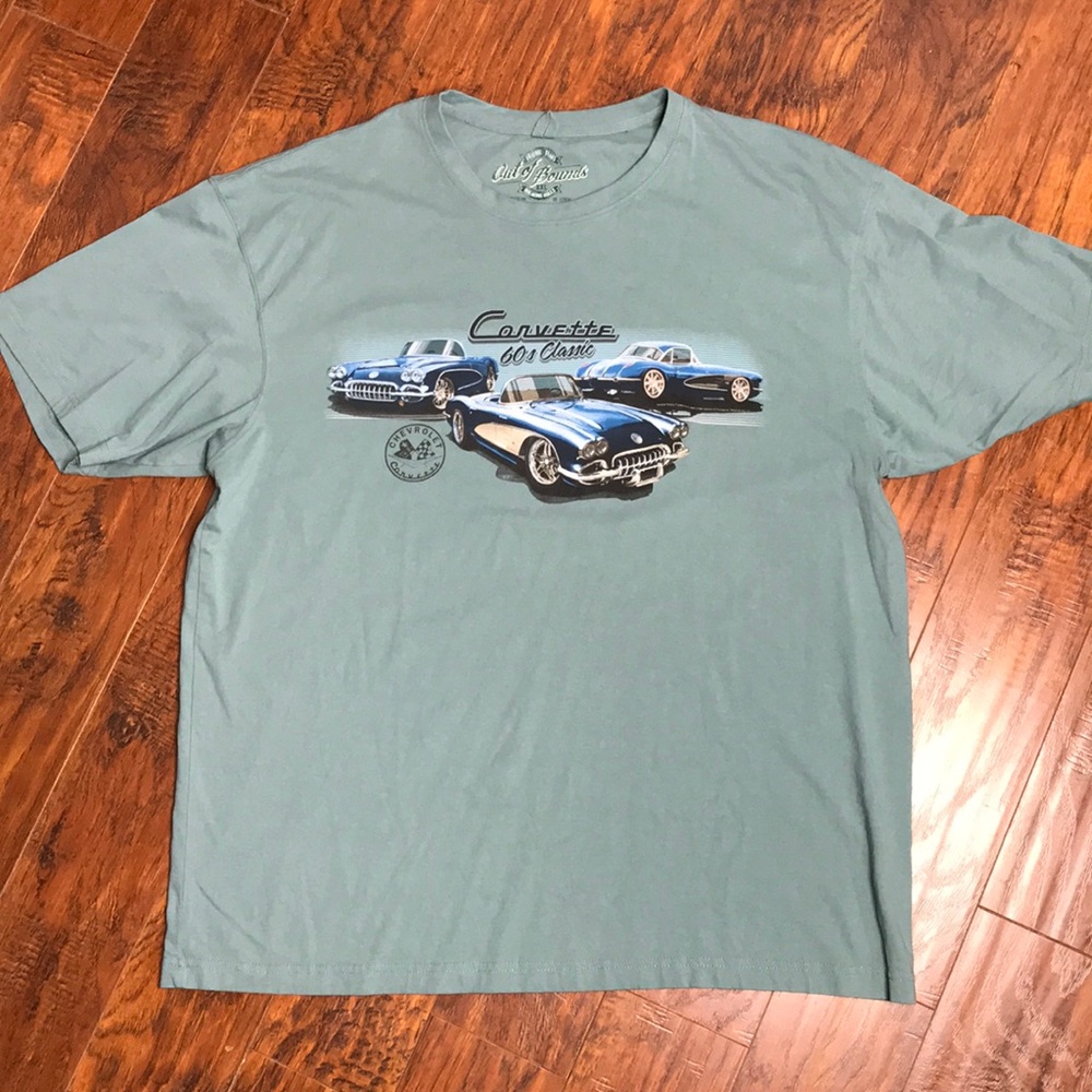 2X men’s classic Corvette shirt short sleeve